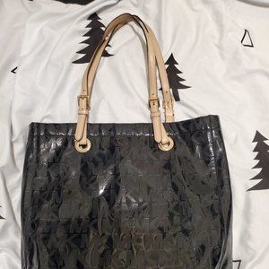 MICHAEL KORS BLACK LEATHER PURSE